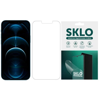 Защитная гидрогелевая пленка SKLO (экран) для Apple iPhone 13 Pro (6.1") Матовый