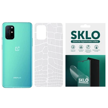 Захисна плівка SKLO Back (тил) Transp. для OnePlus 9R (Прозорий / Croco)