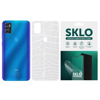 Захисна плівка SKLO Back (тил) Transp. для ZTE Blade L5 (Прозорий / Croco)