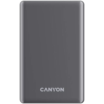 Батарея універсальна Canyon 5000mAh OnPower 505 slim Magsafe PD/20W Dark Grey (CNS-CPB505DG)
