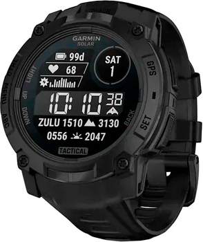Смарт-часы Garmin Instinct 3 50mm Solar Tactical Black (010-02935-50)