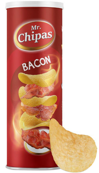 Чипси Mr. Chipas Bacon 160 г (0.16 кг) (6917554960381)