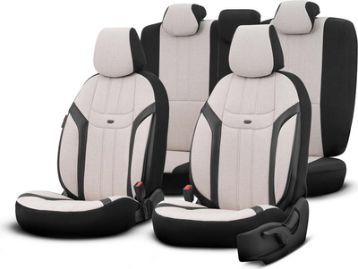 Pokrowce na siedzenie samochodowe Amio OTOM Swan 503 Beige (8681892867531)