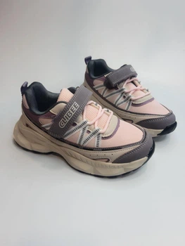 Кроссовки для девочки Clibee 389-4 pink розовые р.35-22 см