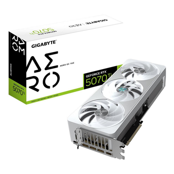 Відеокарта Gigabyte Aero OC RTX 5070 Ti 16GB GDDR7 (GV-N507TAERO OC-16GD)