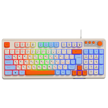Клавиатура Maxxter KBG-3C01-UA White