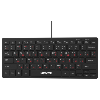 Клавиатура Maxxter KBM-C01B-UA Black