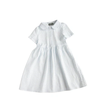 Сукня дитяча літня з мусліну Alwair Kids Блакитний 98см 81130