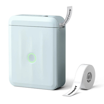 Термопринтер для печати наклеек NIIMBOT D110_M 1500 mAh, ресурс до 50 км, 203 dpi, скорость печати 40 мм/с, Blue (1AA56301619)