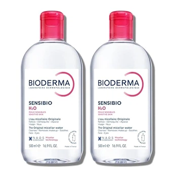 Набор мицеллярный лосьон для лица Bioderma Crealine H2O Original Eau Micellaire 500 мл 2 шт