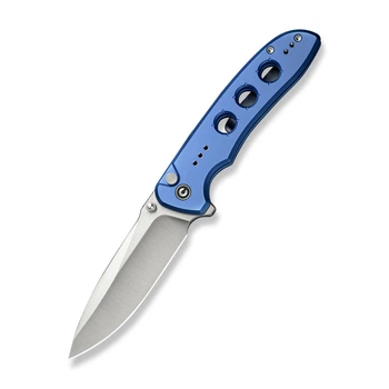 Складной туристический нож Civivi Hyperpulse, (8.9 см) 14C28N / Aluminum синий
