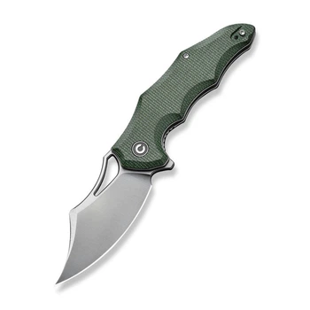 Нож складной карманный Civivi Chiro, (7.9 см) 14C28N / Micarta темно-зеленый