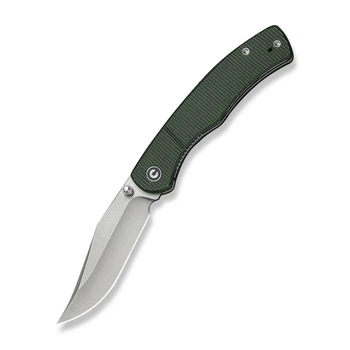 Складной карманный нож Civivi Clingman, (7.6 см) Nitro-V / Micarta темно-зеленый