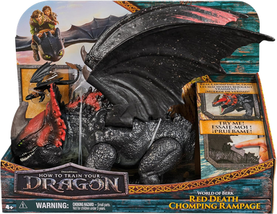 Zestaw figurek Spin Master How To Train Your Dragon Red Death Devouring Fury & Toothless (681147061323)