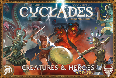 Настільна гра Geekach Кіклади. Легендарне видання - Монстри і герої (Cyclades: Creatures & Heroes)