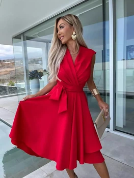 Fashions • Жіноча літня сукня Арабіс Fashions 46-48 червоний (9239-ді)