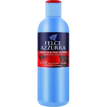Гель для душу Felce Azzurra Hibiscus & Pink Pepper 650 мл ароматний очищувальний догляд для тіла що зволожує та освіжає засіб для щоденного застосування