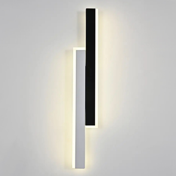 Бра светодиодная, настенный LED светильник длинный Sneha (996171 36W BLACK+WHITE)