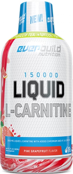 Жиросжигатель EverBuild Nutrition Liquid L-Carnitine 3000 мг + Green Tea 500 мл Манго (852822007725)