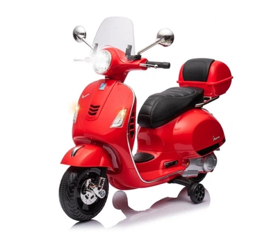 Электромобиль-мопед Milly Mally Vespa GTS Super 2х6 В Red 5907, 5901761129786