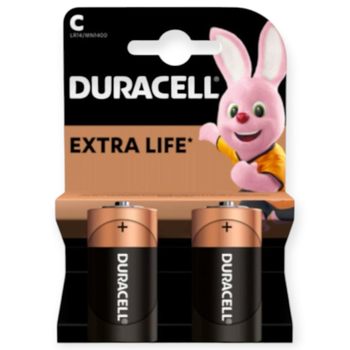 Батарейка щелочная DURACELL Alkaline LR14 C Blister 2шт