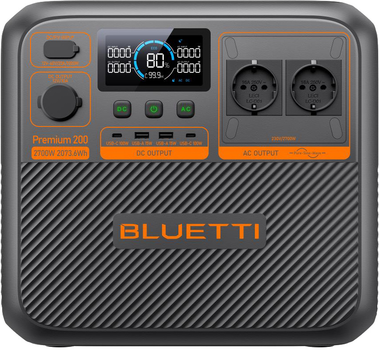 Зарядная станция Bluetti Premium 200 V2 / 2700 Вт / 2073.6 Вт⋅ч / LiFePO4 (PREMIUM 200 V2)