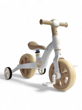 Велосипед беговел детский 2в1 Wanyu 616 White-Beige