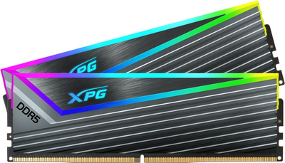 Оперативная память ADATA DDR5-6400 32768MB PC5-51200 (Kit of 2x16384) XPG Caster RGB Grey (AX5U6400C3216G-DCCARGY)