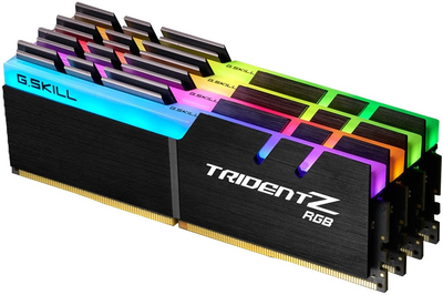 Оперативная память G.Skill DDR4-3600 65536MB PC4-28800 (Kit of 4x16384) Trident Z RGB (F4-3600C16Q-64GTZRC)