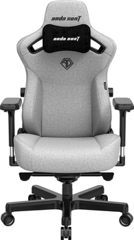 Fotel gamingowy Anda Seat Kaiser 3 Size XL Fabric Grey (AD12YDC-XL-01-G-PV/F)