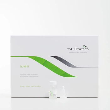 Терапия во флаконах для чувствительной кожи головы Nubea Auxilia 10 флаконов по 9 мл
