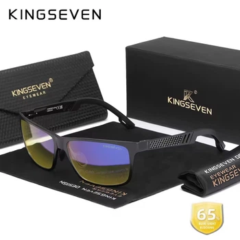 Очки компьютерные Blue Blocker 65% для мужчин KINGSEVEN 7180 Black 65