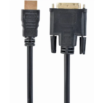 Кабель Cablexpert HDMI - DVI V 1.3 (M/M), двунаправленный, single-link, 18 + 1 pin, 3 м, Black (CC-HDMI-DVI-10)