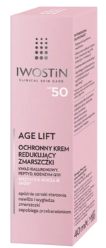 Krem do twarzy Iwostin Age Lift 15 SPF 50 ochronny redukujący zmarszczki 40 ml (5907734714478)