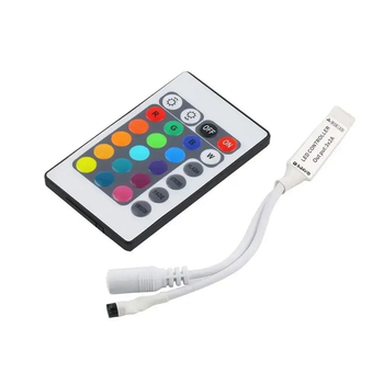 RGB Контролер з пультом 24 Кнопки 5-24V, 6A
