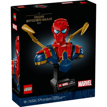 Конструктор LEGO Marvel Погруддя Залізної Людини - Павука 379 деталей 76326 (5702017817989)
