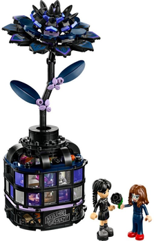 Zestaw klocków LEGO Wednesday Kwiat czarnej dalii 358 elementów (76784)
