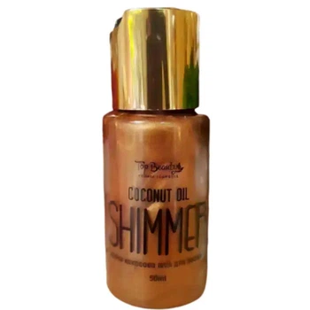 Кокосовое бронзирующее масло с блестками для ухода и загара SPF 15 Bronze Top Beauty 50 мл