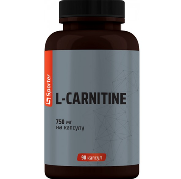 Жироспалювач Л-карнітін Sporter L-carnitine 750мг 90 капсул
