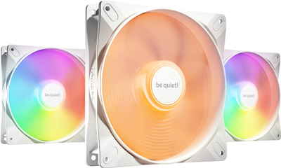 Zestaw wentylatorów be quiet! Light Wings LX 140mm PWM High-Speed ​​PWM White Triple Pack (BL131)