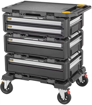Stanowisko robocze DeWalt ToughSystem 2.0 DXL zestaw skrzyń na wózku 5 w 1 (DWST60510-1)