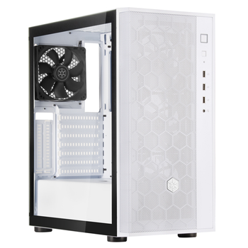Компьютерный корпус Midi Tower SilverStone FAR1W-G-V2, белый, без блока питания