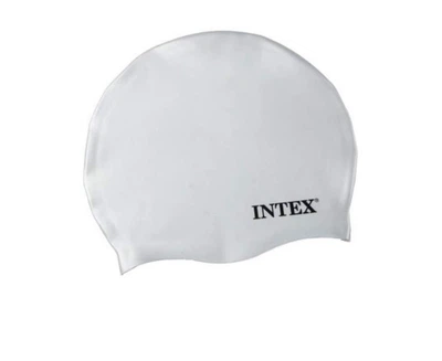 Універсальна силіконова шапочка для плавання від 8 років, Intex 55992-grey