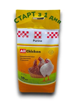 Комбікорм Purina для курчат та бройлерів Стартер 10кг 41015