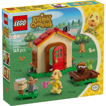 Zestaw klocków LEGO Animal Crossing Przytulny dom Goldie 149 elementów 77058 (5702017815985)