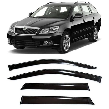 Дефлектори вікон Skoda Octavia COMBI (2) А5 2004-2012 Av-Tuning Вітровики