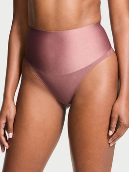 Утягивающие трусики женские высокой посадки Victoria's Secret 481678804 M Розовые (1159835740)