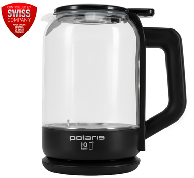 Електрочайник Polaris PWK 17107CGLD WIFI IQ Home Чорний