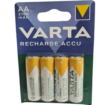Аккумулятор AA Varta 2100mA NiMH Power (блистер по 4шт) HR6 предзаряженный (53489)