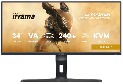 Monitor 34" iiyama G-Master GCB3486WQSCP-B1 Gold Phoenix (GCB3486WQSCP-B1)